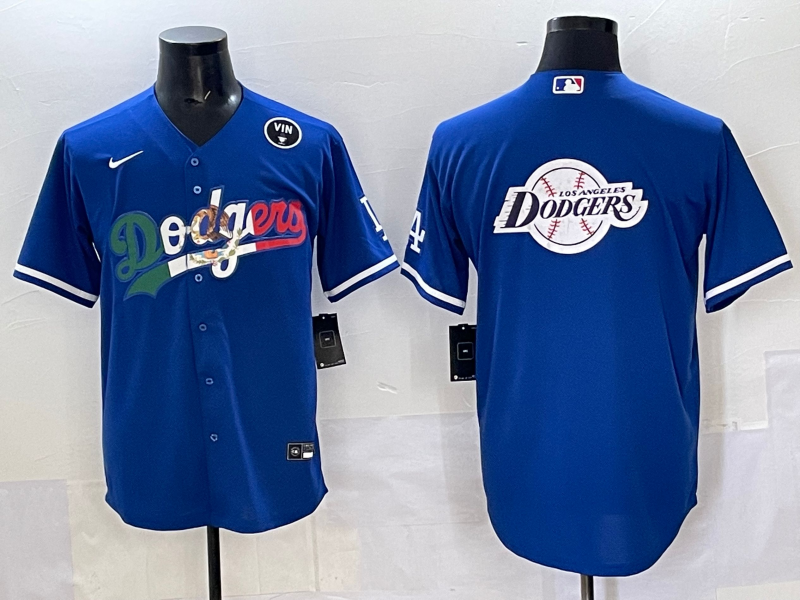Men Los Angeles Dodgers blank blue Nike 2025 MLB All Star Jersey 0034